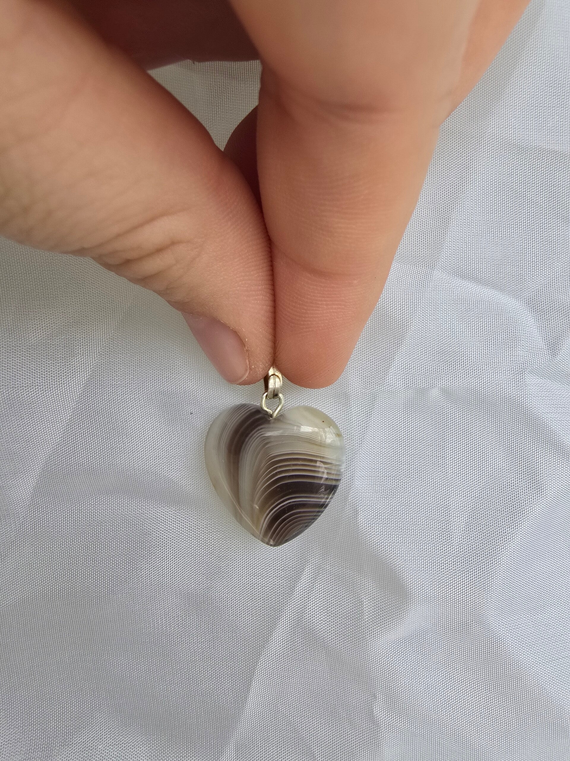 Agaat ketting bedel