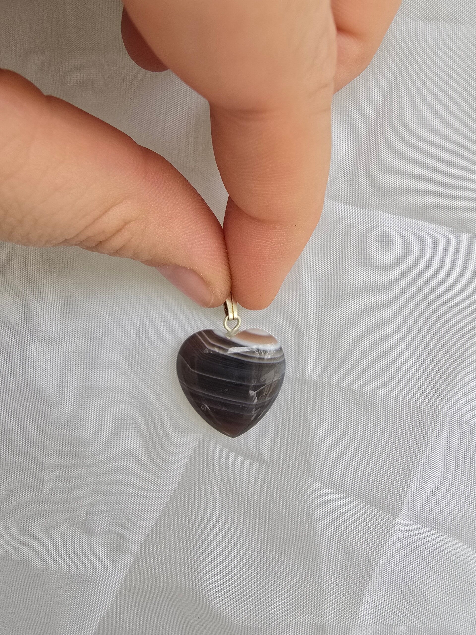 Agaat ketting bedel