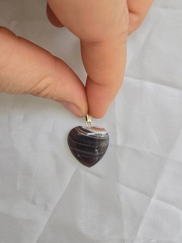 Agaat ketting bedel