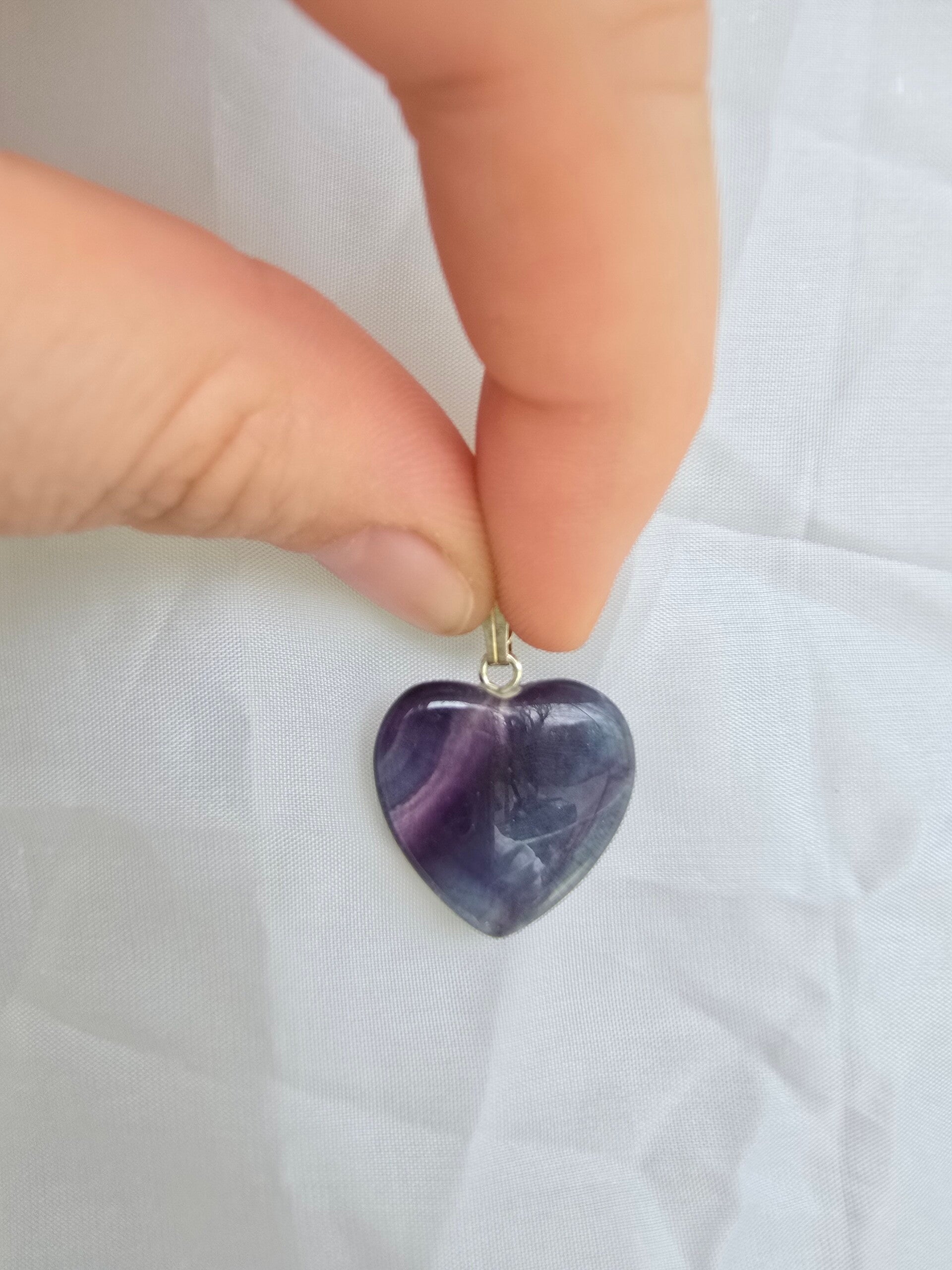 fluoriet ketting bedel