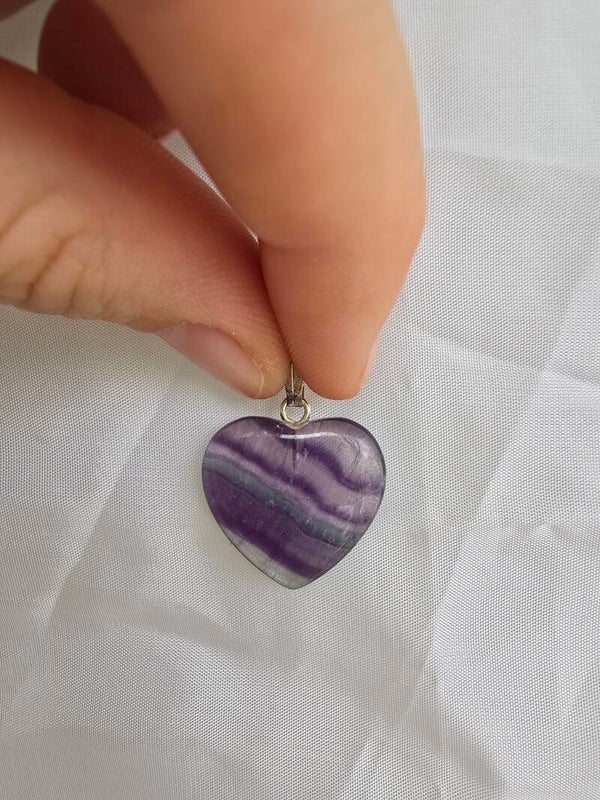 Fluoriet ketting bedel