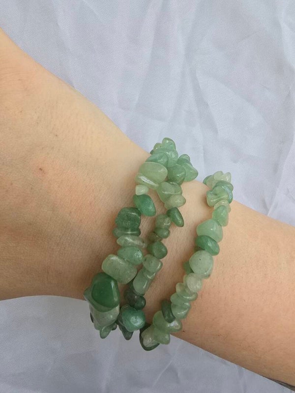 Groene aventurijn split armband