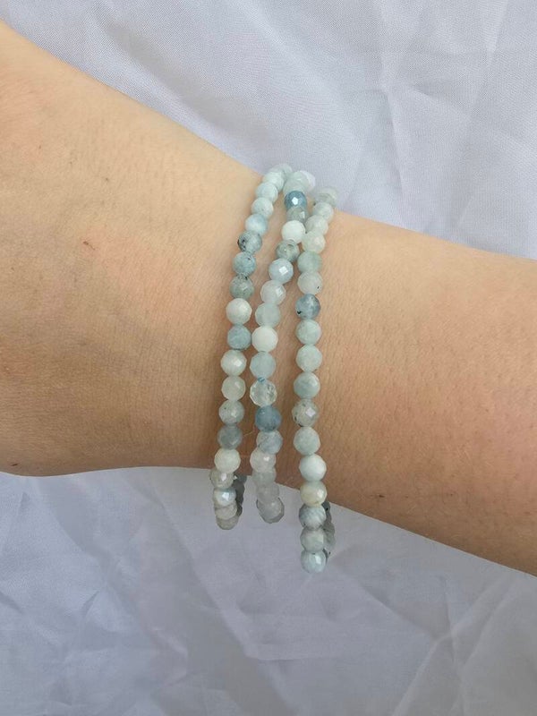 Aquamarijn armband