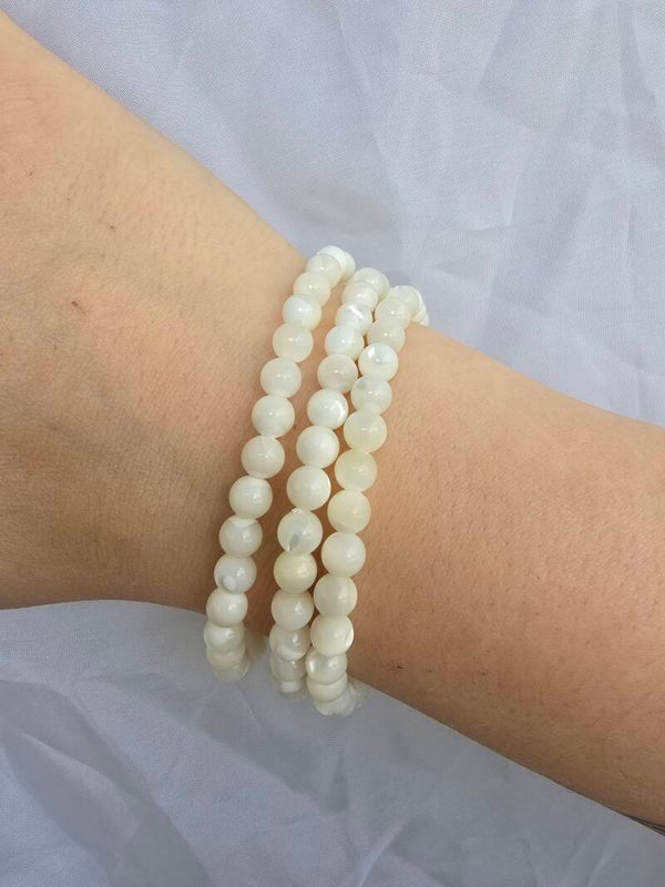 Parelmoer armband