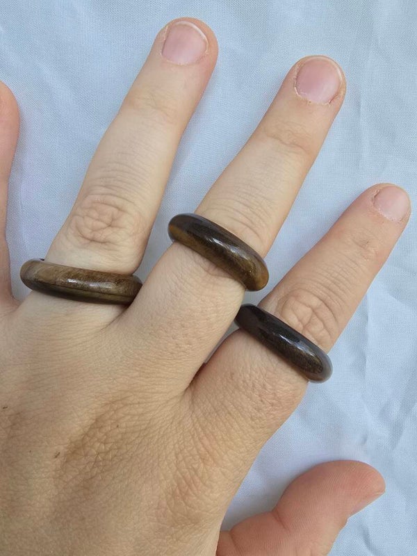 Tijgeroog ring