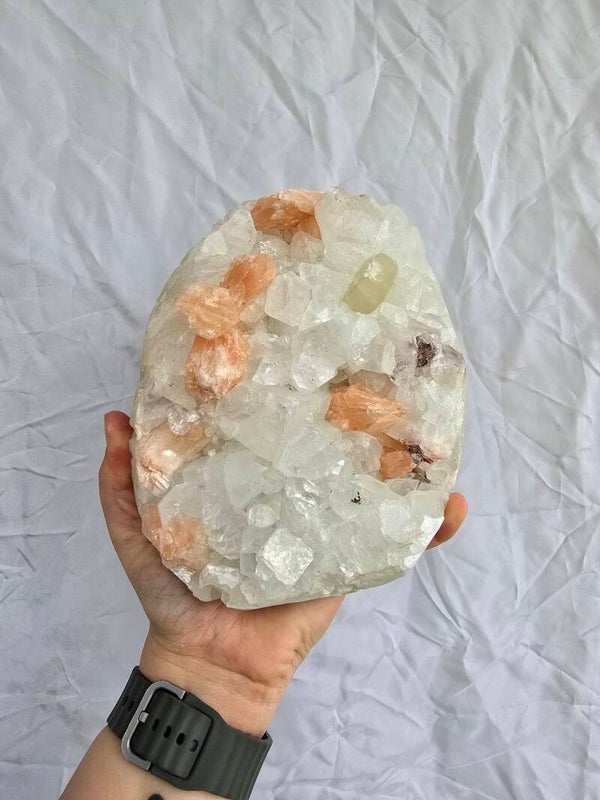 Apophylite met stilbiet