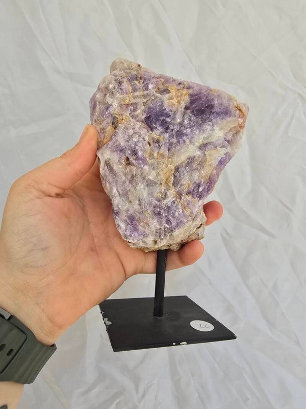 Chevron amethist ruw