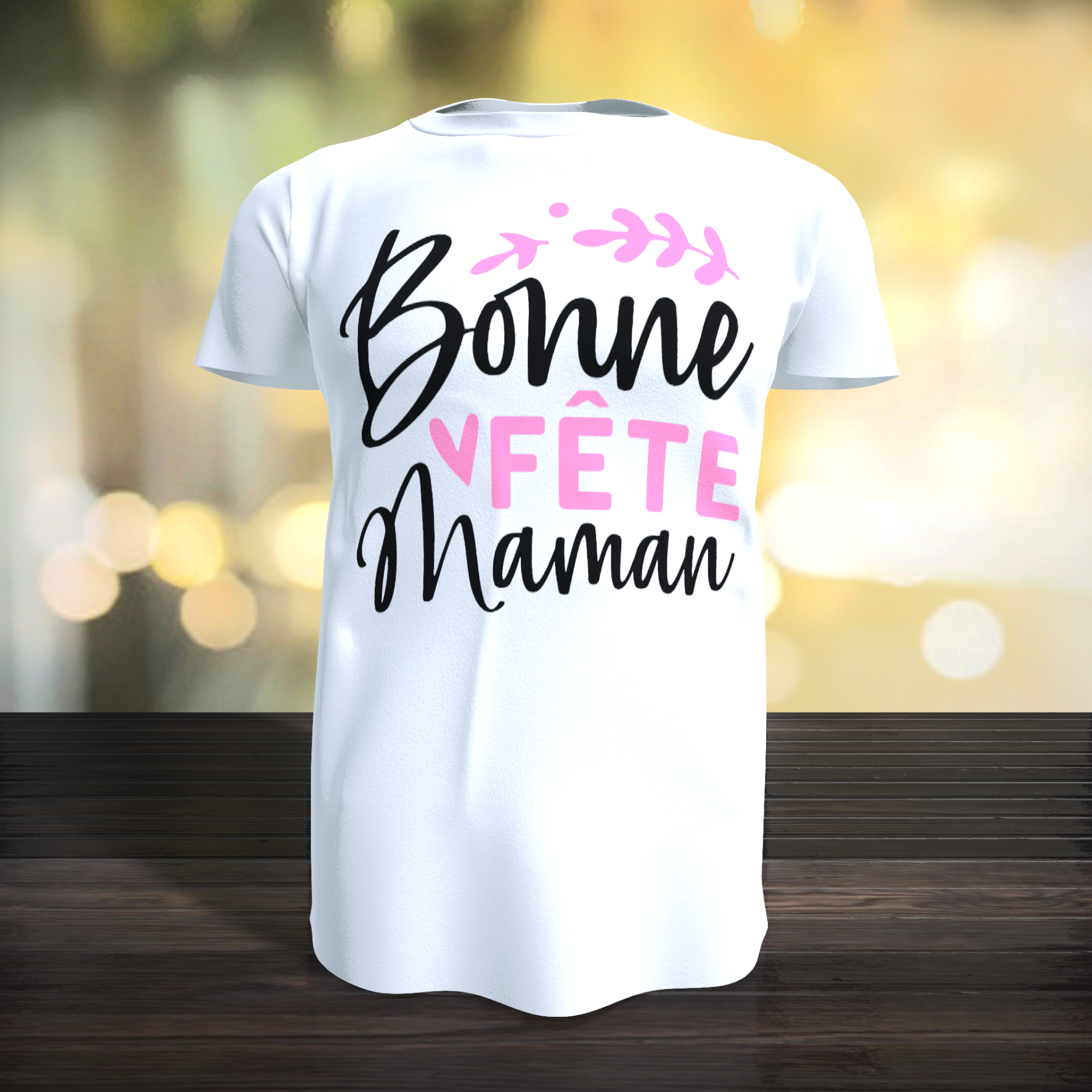 Tee-Shirt - Bonne fête Maman