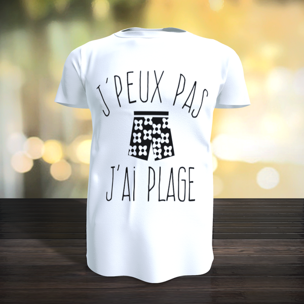 Tee-Shirt - J'peux pas j'ai plage