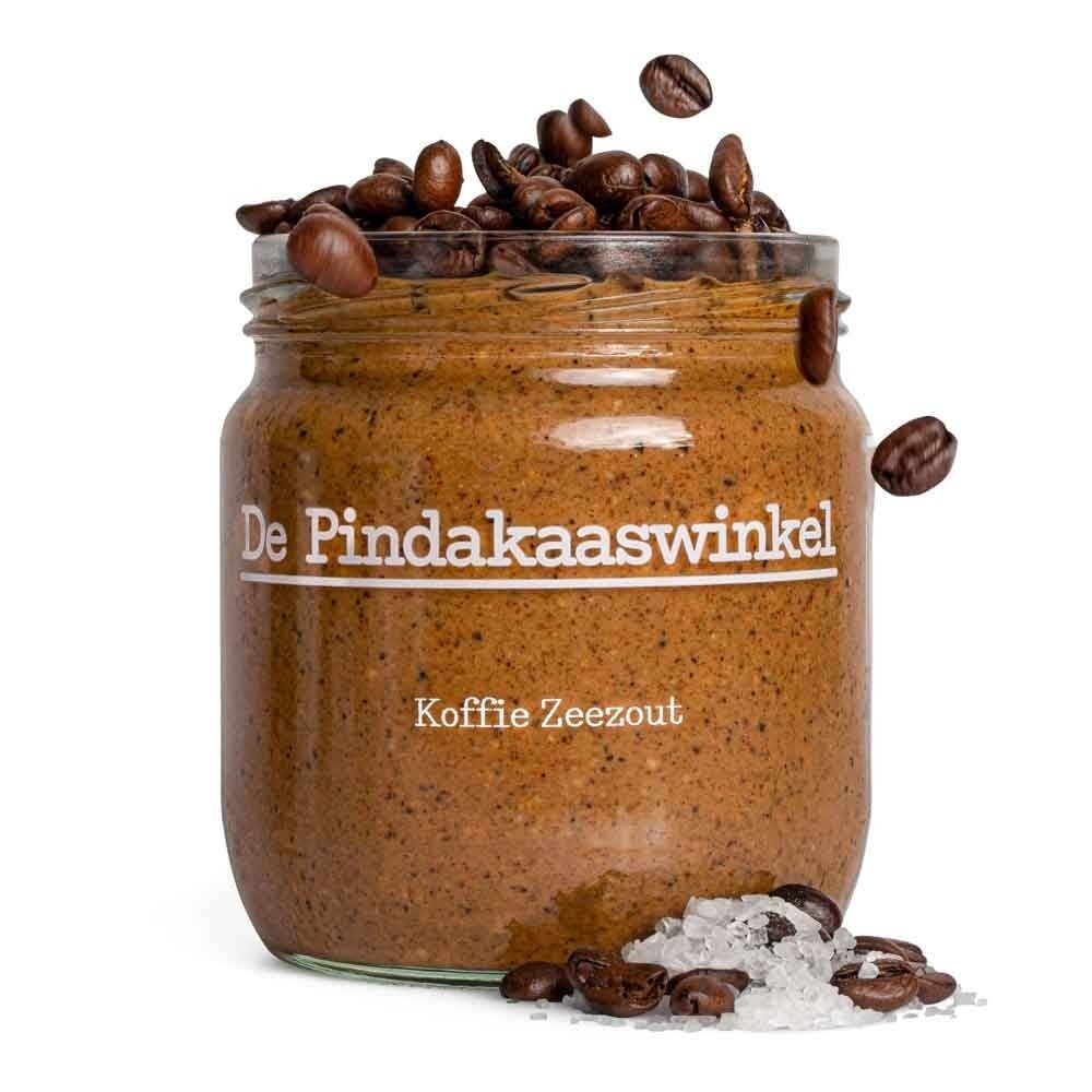 Erdnussbutter, Kaffee, Meersalz