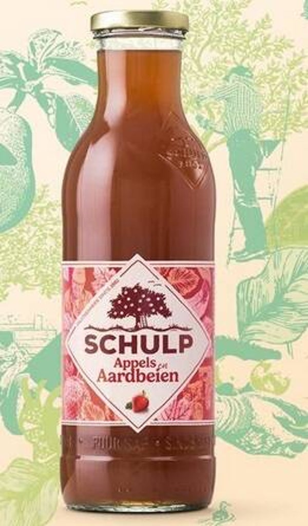 Apfel-Erdbeer-Saft