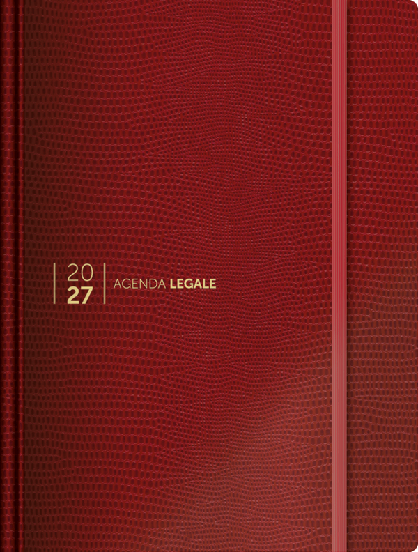 Agenda Legale 2027 Lizard Rossa con App Agenda Legale PRO – 751 - Edizioni Simone