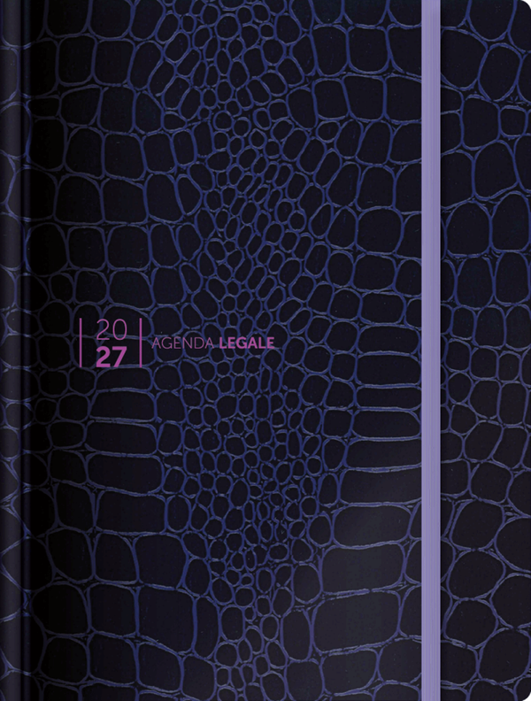 Agenda Legale 2027 Croco Purple con App Agenda Legale PRO - Edizioni Simone