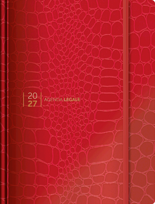Agenda Legale 2027 Croco Red con App Agenda Legale PRO - Edizioni Simone