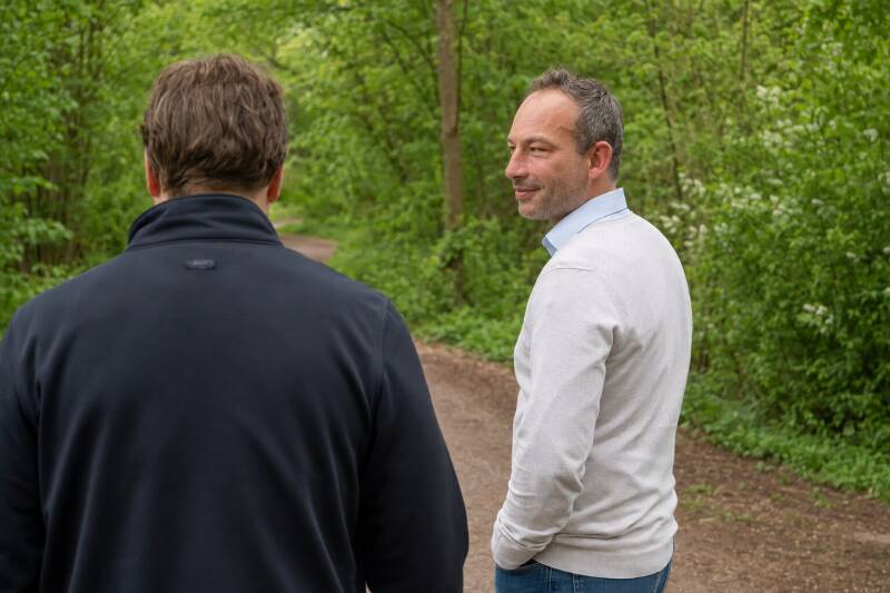 Niels Kirstein beim Walk & Talk in der Region Hannover