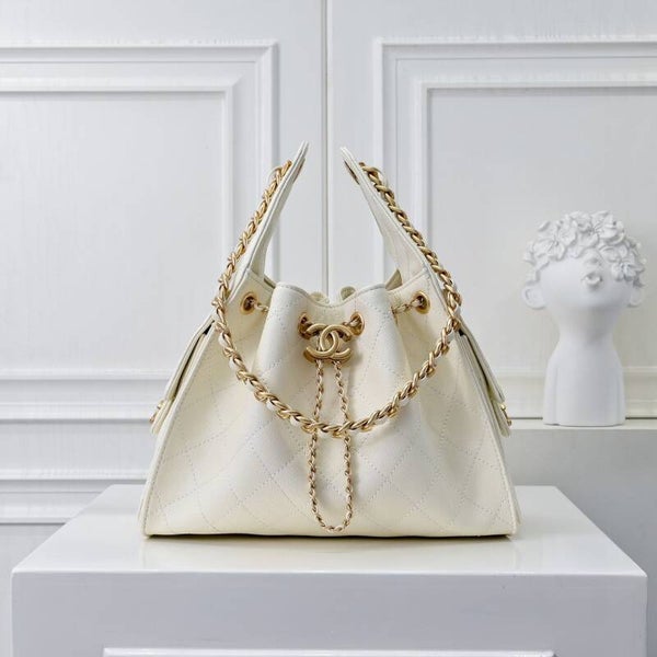 Calfskin Chanel 25 Small Handbag.