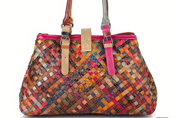 Handcrafted Authentic Multicolor Handbag.