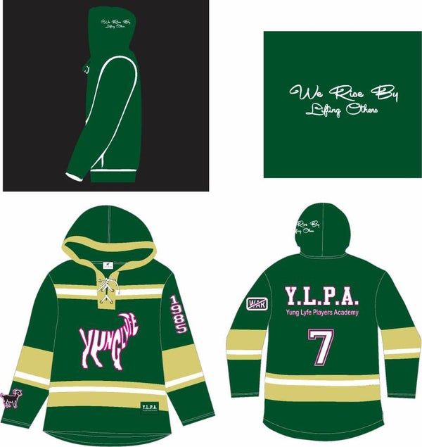 Y L P A Hood Hockey Style Sweatshirt Click On Image For Colors & Sizes