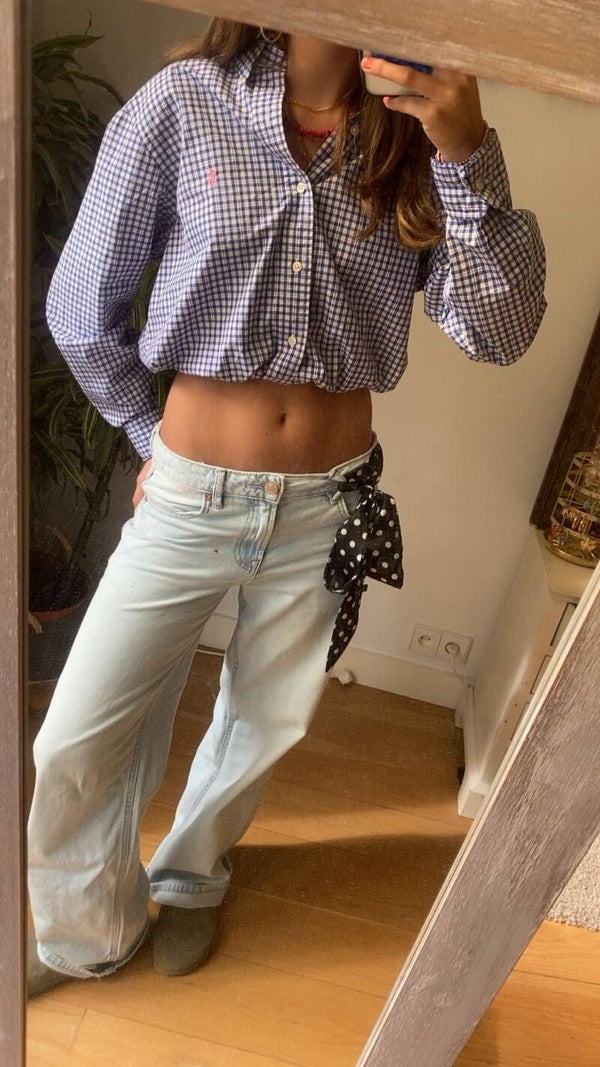 upcycle blouse Raphl lauren #6