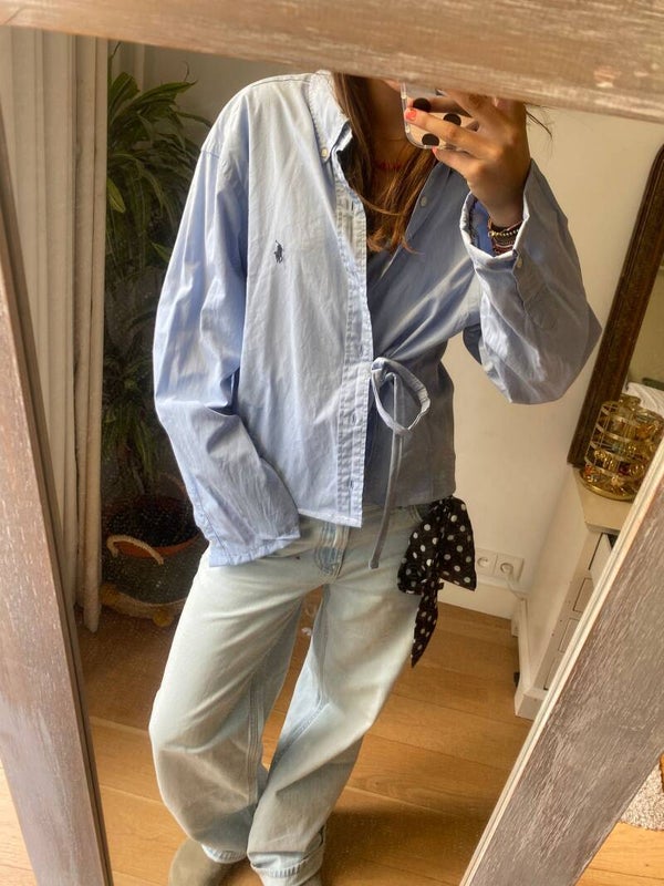 upcycle Blouse ralph lauren #5