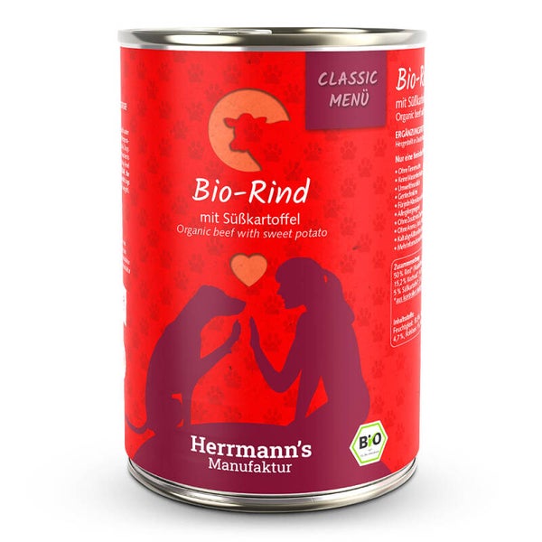 Herrmann's Classic: Bio-Rind mit Süßkartoffeln