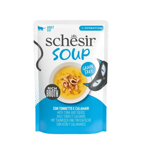 Schesir Cat - Soup Thunfisch mit Tintenfisch
