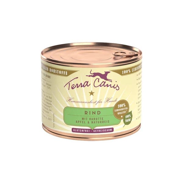 Terra Canis - Classic - Rind mit Karotte, Apfel und Naturreis