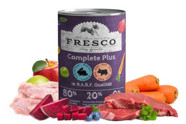 Fresco - Complete Plus Kaninchen mit Rind (haltbares B.A.R.F.)