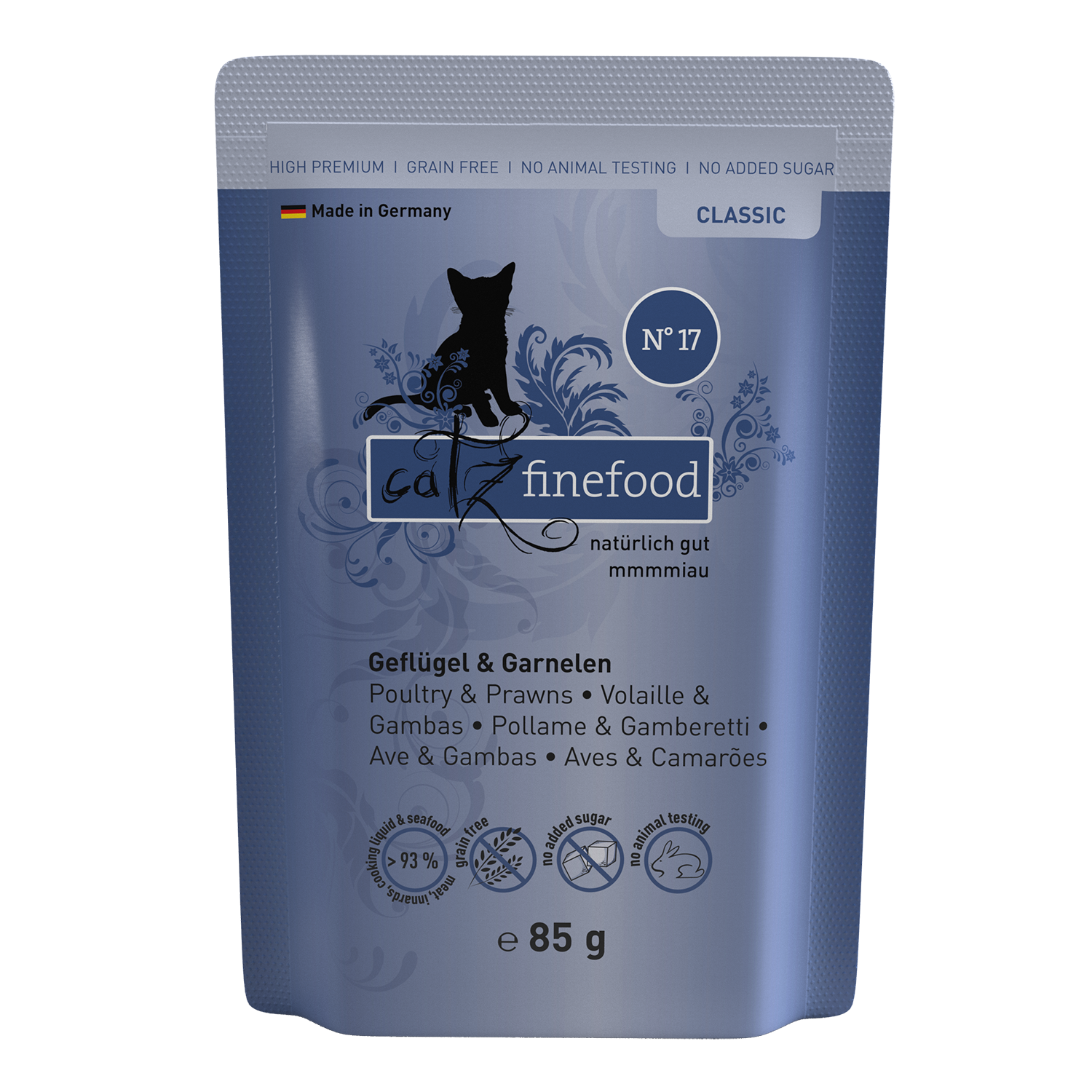 catz finefood Classic N° 17 - Geflügel & Garnelen
