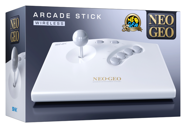 Wireless NEOGEO AES+ Arcade Stick (white)