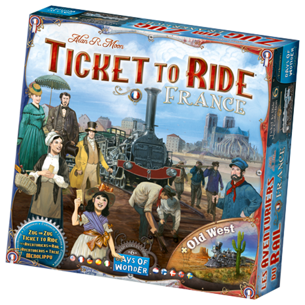 Ticket to Ride France / Old West - Engels