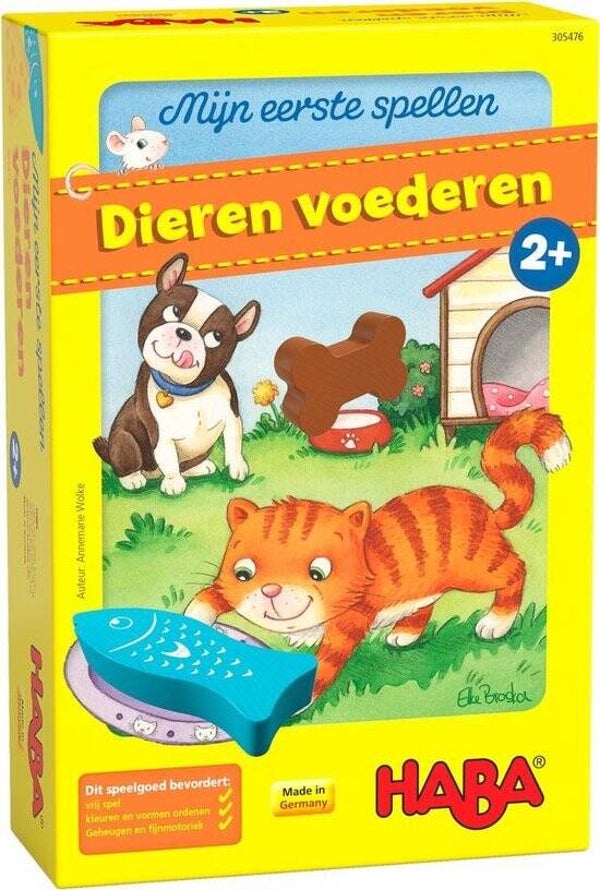 Mijn Eerste Spellen Dieren Voederen  - Nederlands / Engels