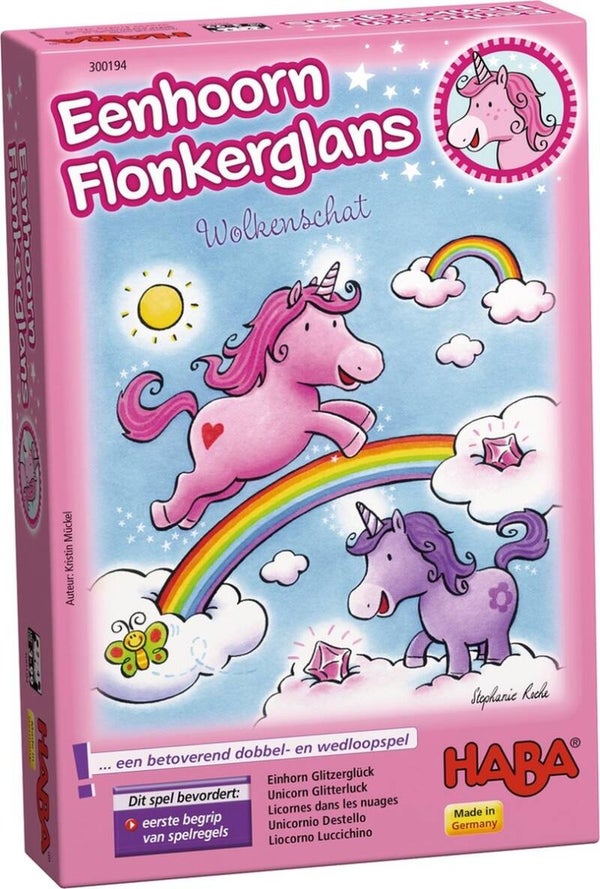 Eenhoorn Flonkerglans De Wolkenschat - Nederlands / Engels