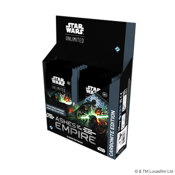 Star Wars Unlimited Ashes of the Empire Carbonite Booster Display (12 packs)