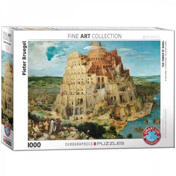 The Tower of Babel by Pieter Bruegel Eurographics 1000 Stukjes Legpuzzel
