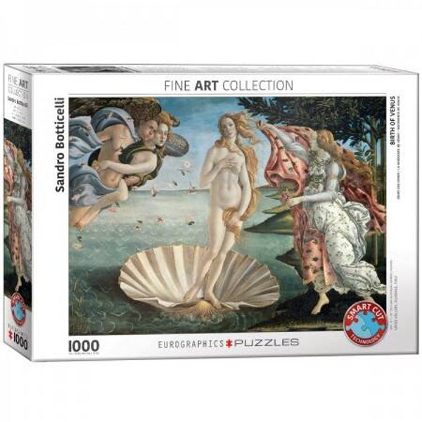 Birth of Venus by Sandro Botticelli Eurographics 1000 Stukjes Legpuzzel