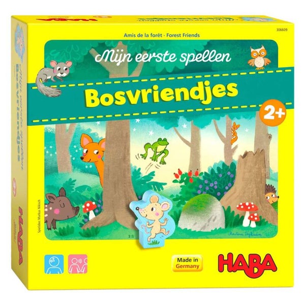 Mijn eerste spellen Bosvriendjes - Nederlands / Engels