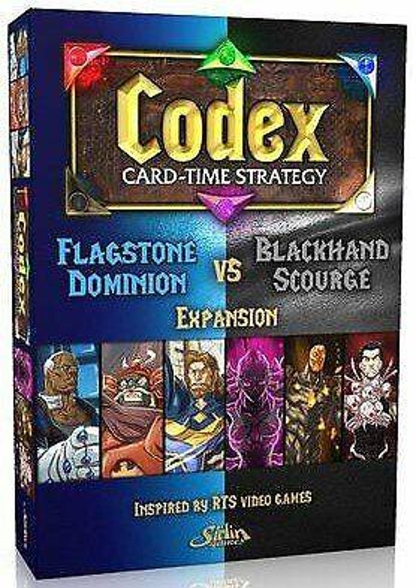 Codex: Card Time Strategy Flagstone Dominion vs Blackhand Scourge Expansion - Engels