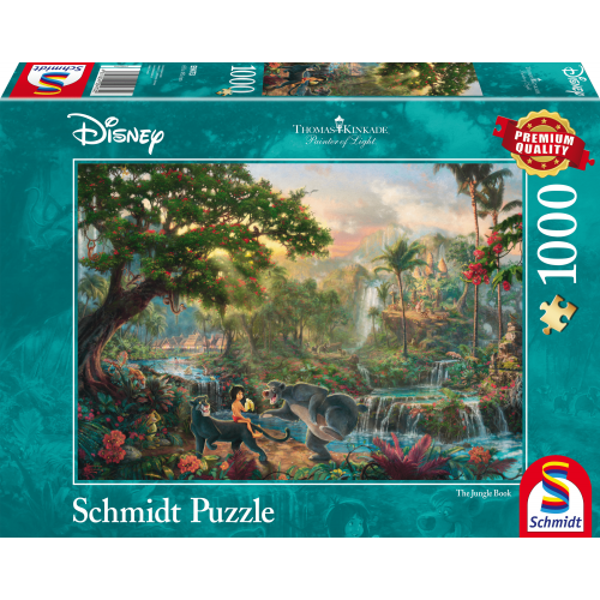Jungle Book Disney 1000 Stukjes Legpuzzel