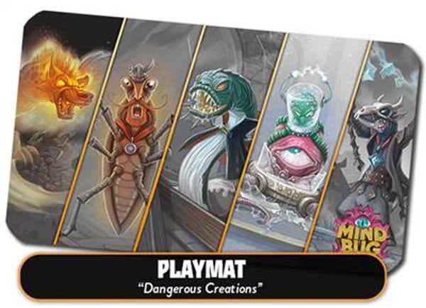 MINDBUG FULL ART PLAYMAT DANGEROUS CREATIONS
