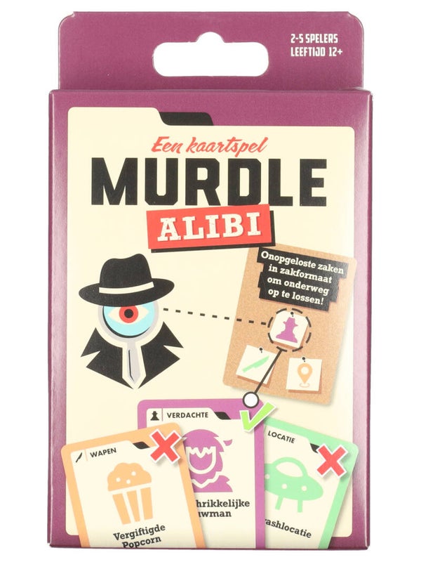 Murdle Alibi Kaartspel - Nederlands