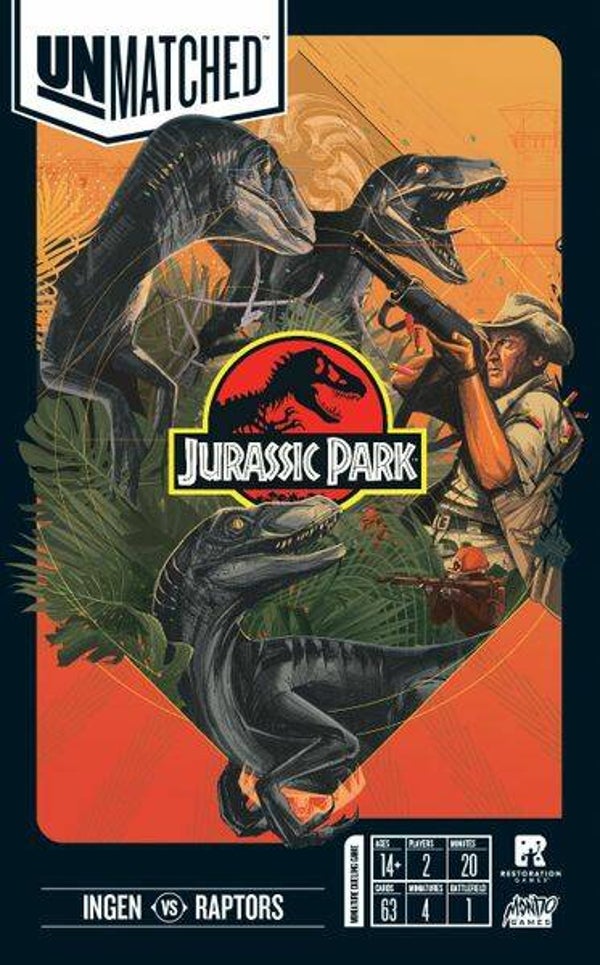 Unmatched Jurassic Park -InGen vs Raptors - Engels