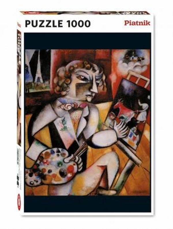 Self Portrait with Seven Fingers by Marc Chagall Piatnik 1000 Stukjes Legpuzzel