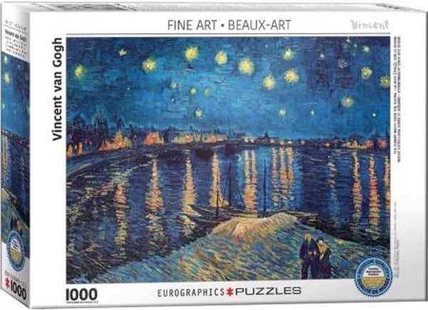 The Starry Night Over The Rhone by Vincent van Gogh  Eurographics 1000 Stukjes Legpuzzel