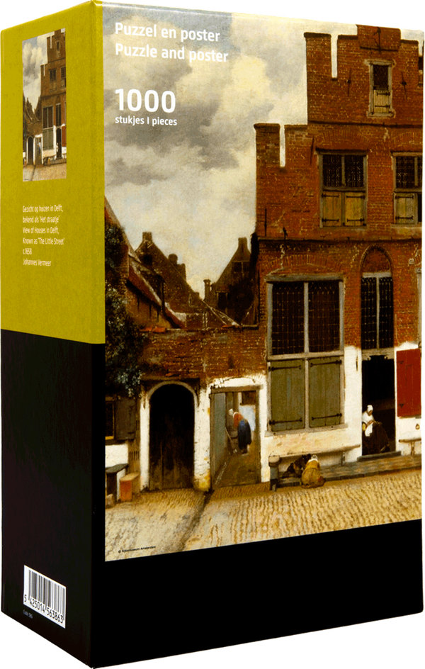 Het Straatje by Johannes Vermeer Puzzelman 1000 Stukjes Legpuzzel