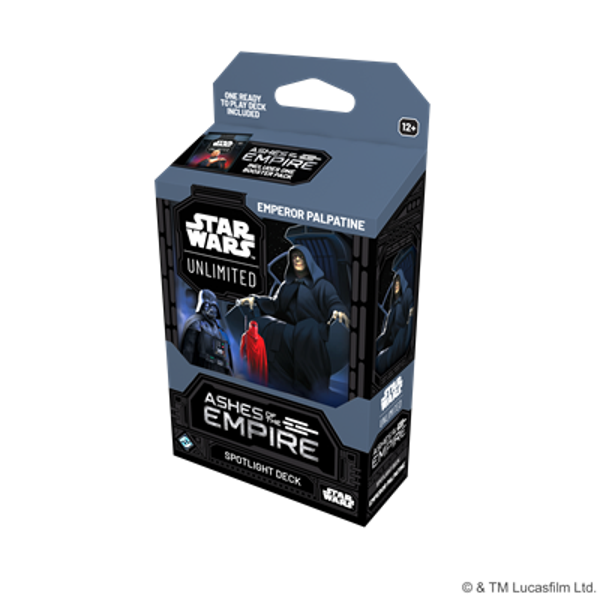 Star Wars Unlimited Ashes of the Empire Spotlight Deck Emperor Palpatine