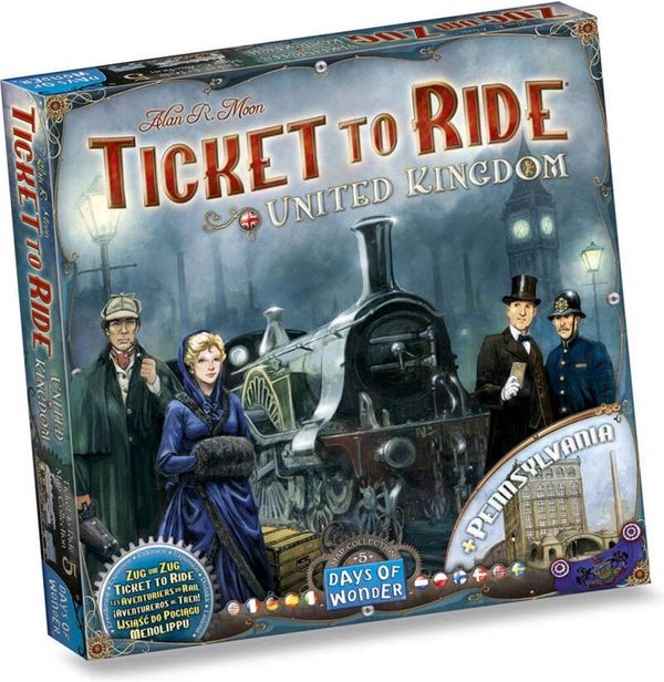 Ticket to Ride United Kingdom & Pennsylvania - Engels