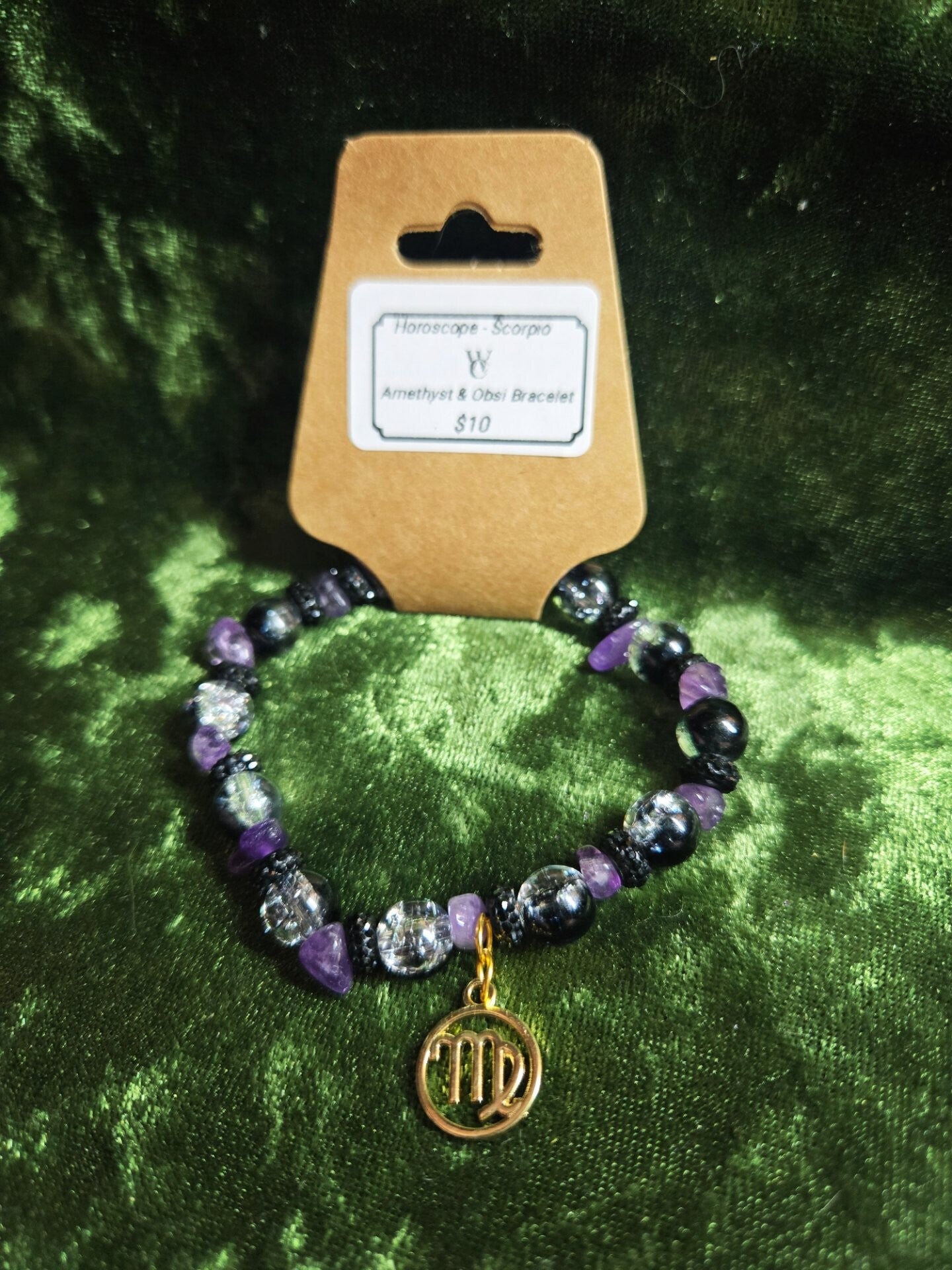 Amethyst Scorpio Bracelet