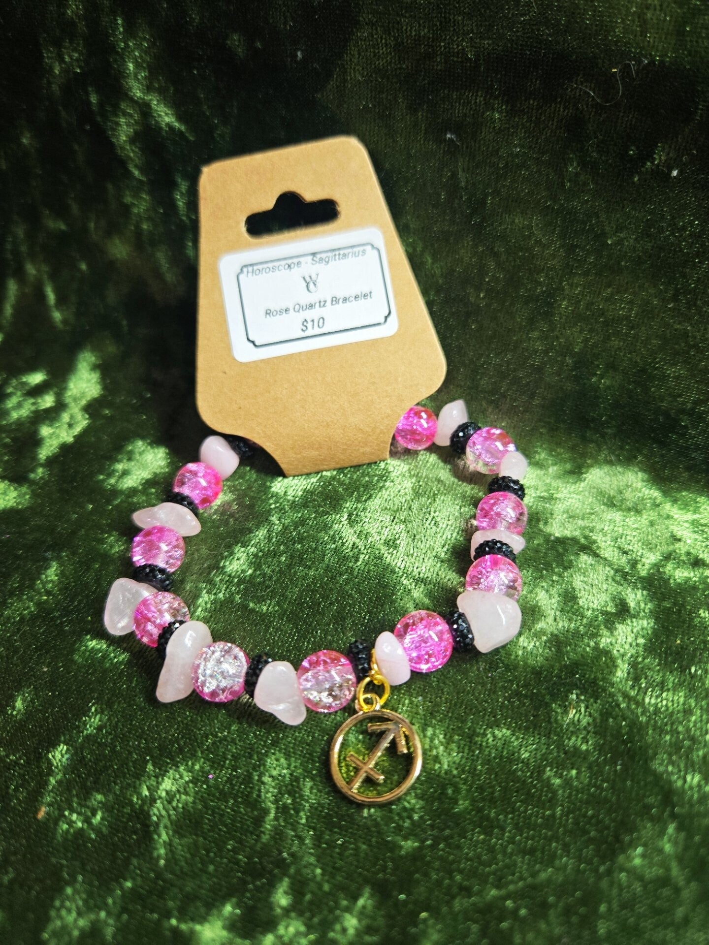 Rose Quartz Sagittarius Bracelet