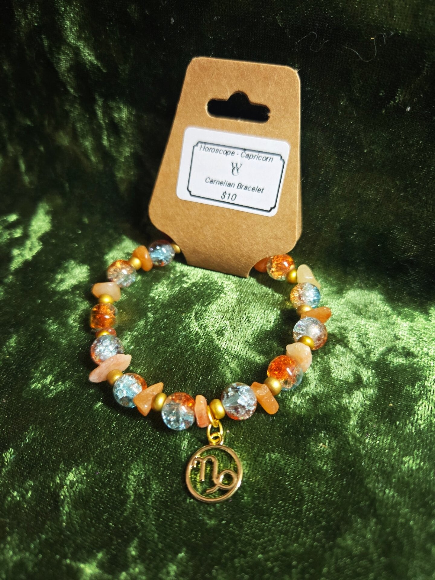 Carnelian Capricorn Bracelet